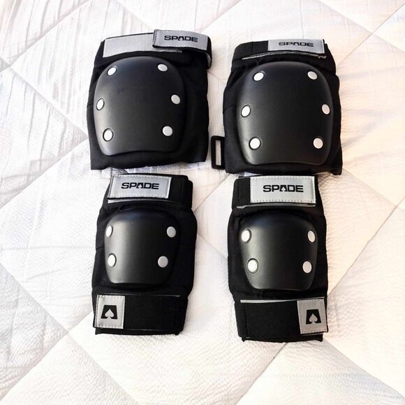 Pro-tec Spade Series Pad Pack: 2 Knee and 2 Elbow Pads - Picture 1 of 3
